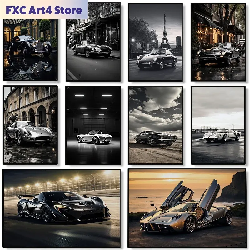 Luxury Lifestyle Photography - Póster de coches de marca famosa