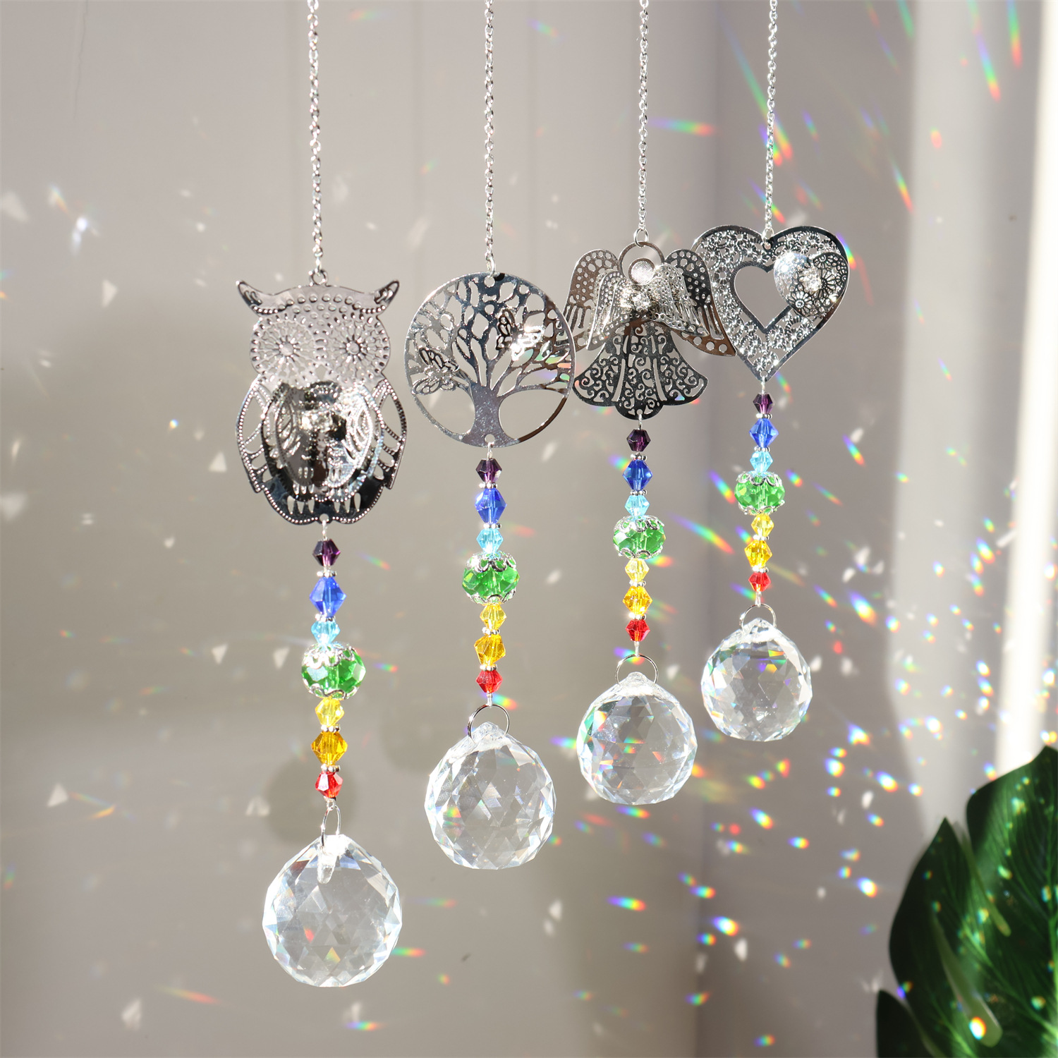 Atrapasueños de cristal, pieza - Crystal Ball Decor reseña y precio