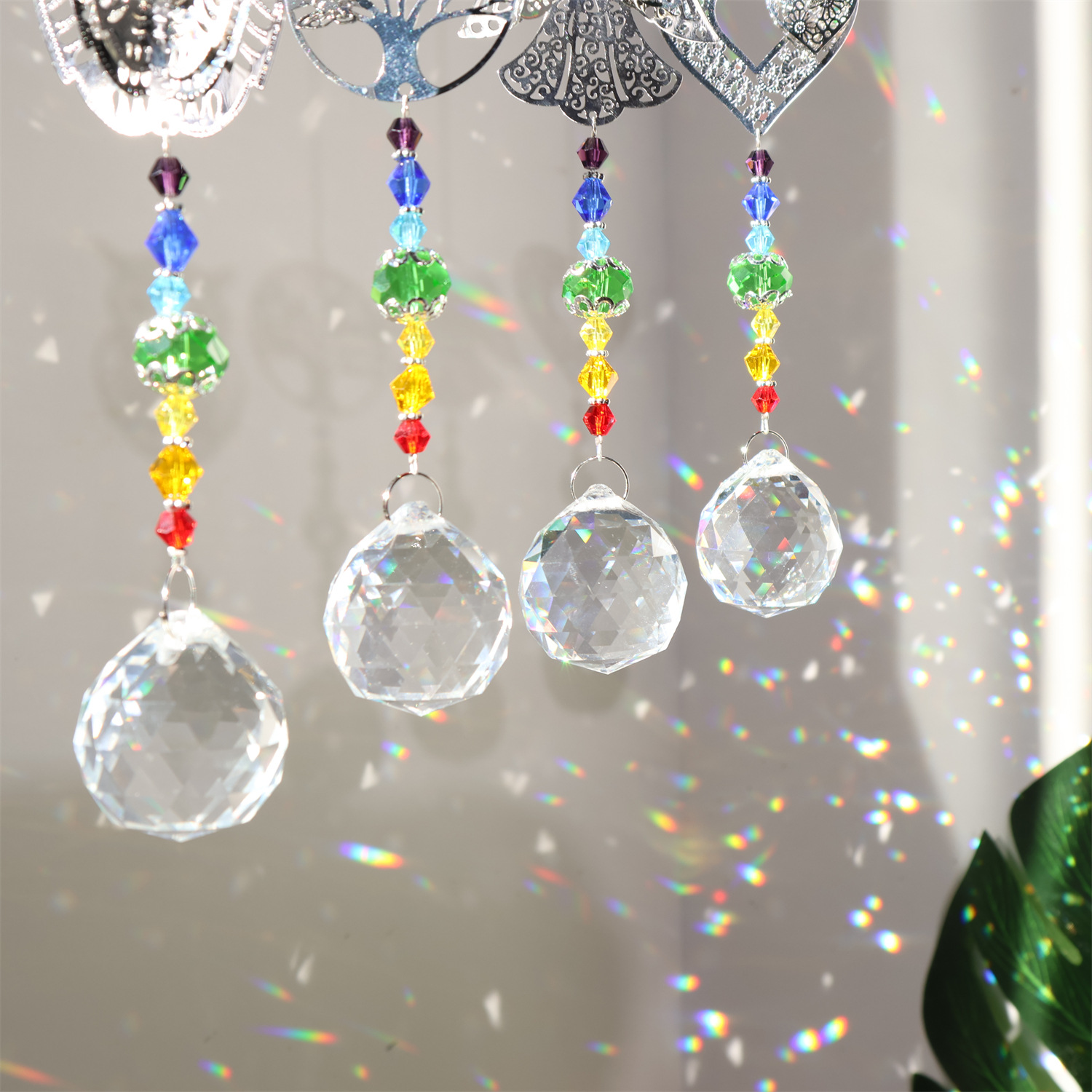 Atrapasueños de cristal, pieza - Crystal Ball Decor reseña y precio