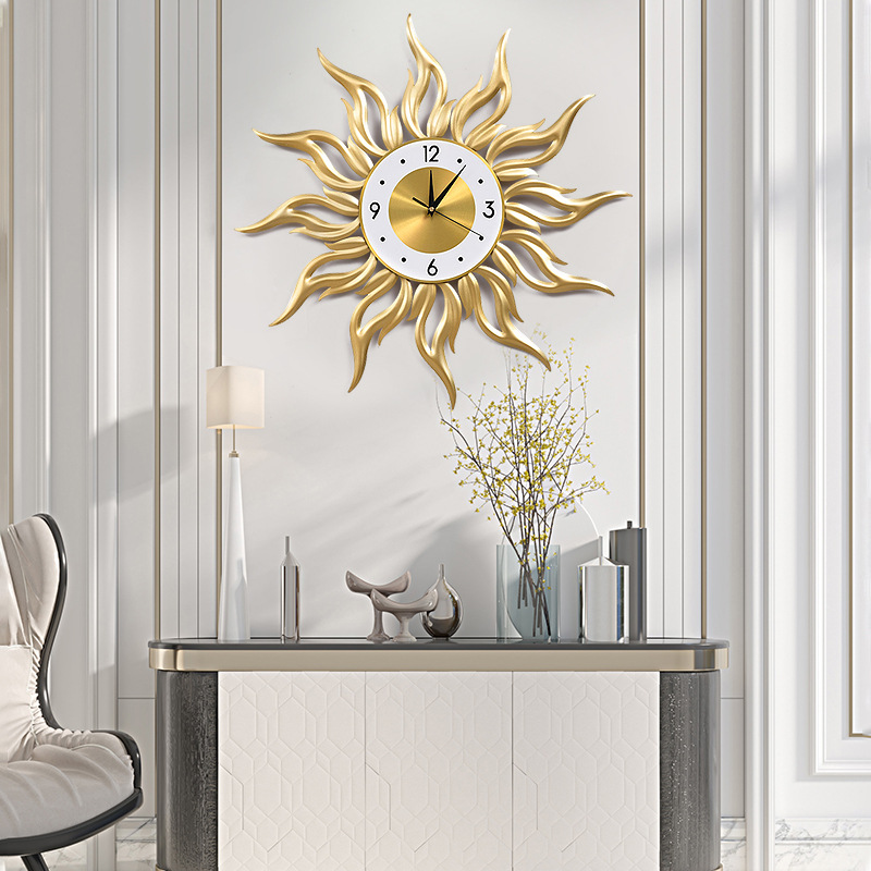 Reloj de Pared Dorado Nórdico, - Luxury Lifestyle Homes reseña y precio