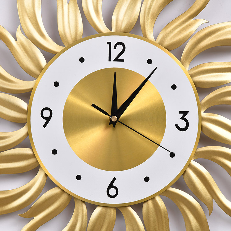 Reloj de Pared Dorado Nórdico, - Luxury Lifestyle Homes reseña y precio