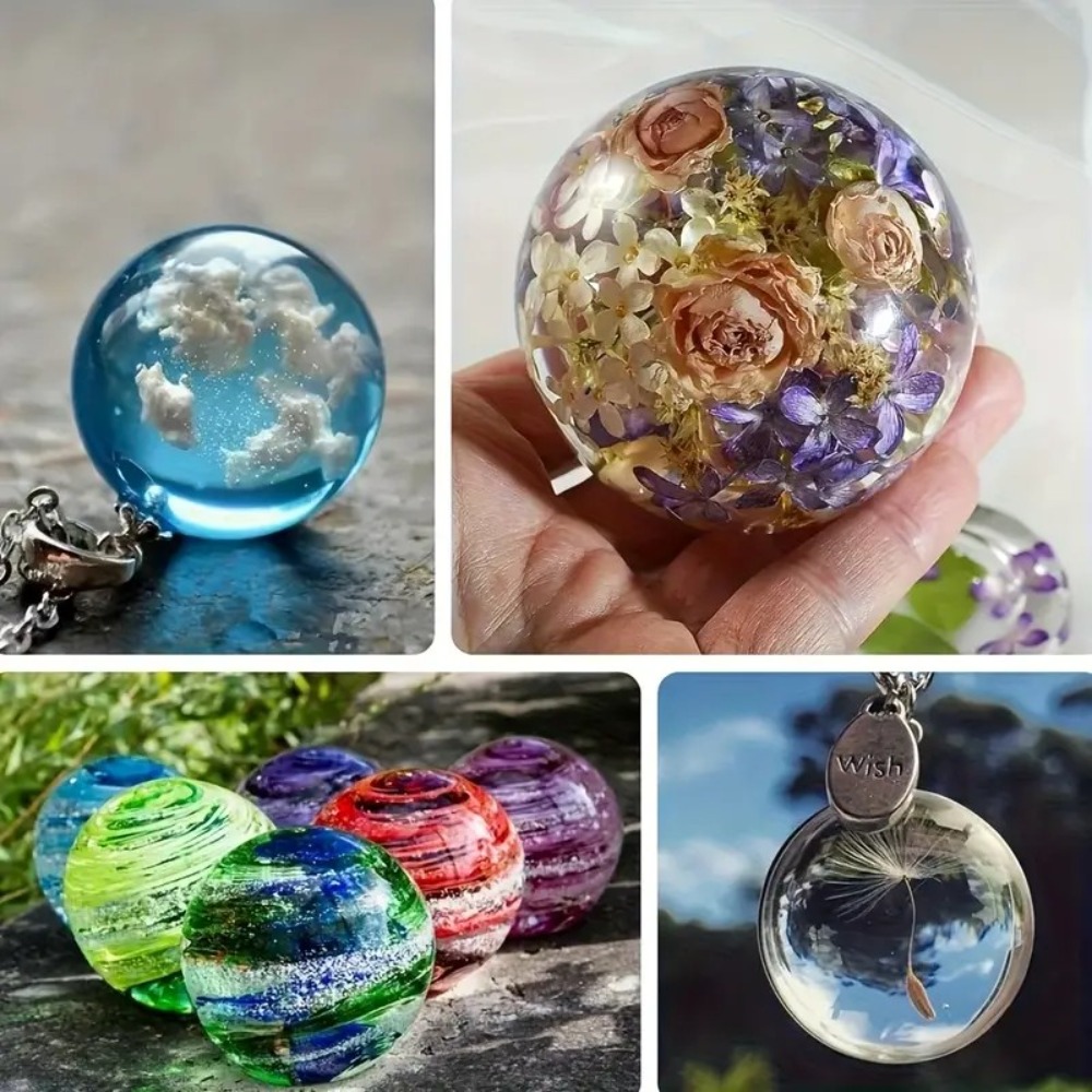 Molde de silicona para bola de - Crystal Ball Decor reseña y precio